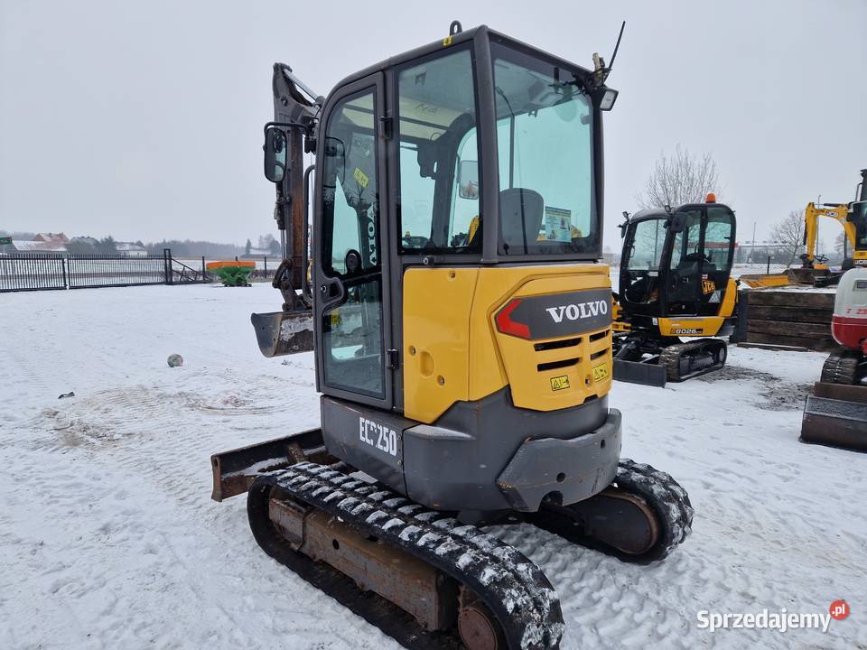 Minikoparka Volvo ECR 25D 25 tony 2019r 1900mtg Koparki Ryżki