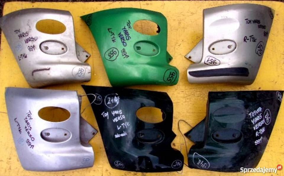 Toyota yaris verso 1998 2002 zderzak tył Wrocław