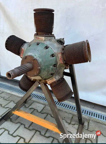 Silnik radialny Kinner R55 z lat 40 Wieliczka