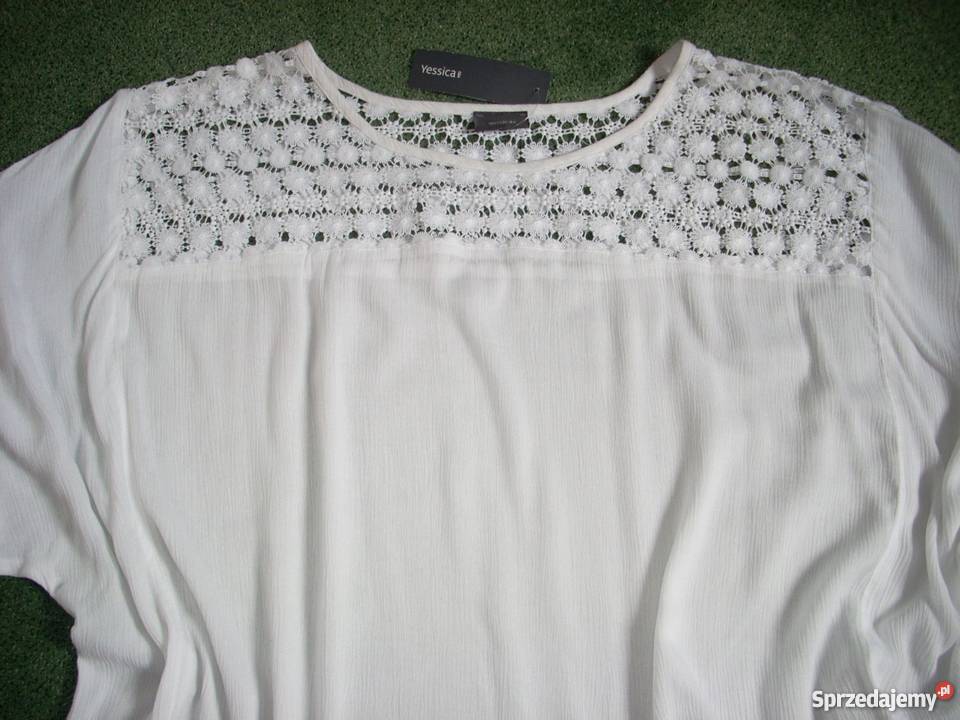 CA bluzka koszula KORONKA karczki NOWA 44 46 XXL Nowy Sącz