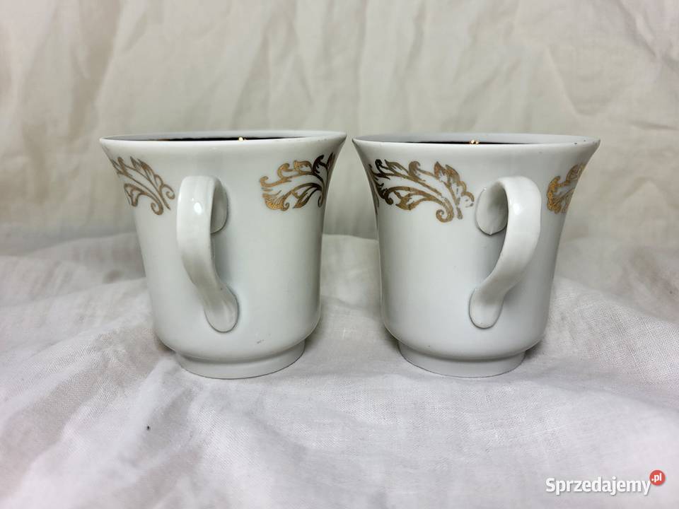 Zestaw 2x Duo Filiżanka i Spodek ZSRR Porcelana i szkło mazowieckie Warszawa