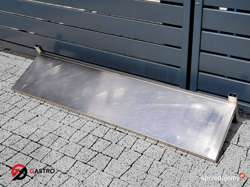 Półka wisząca ze stali nierdzewnej 130x30xH 24 wielkopolskie sprzedam