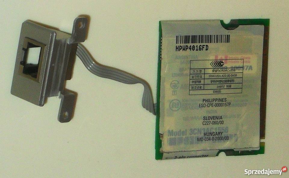 Karta sieciowa 3COM Mini PCI LAN 10100 MODEM Gliwice