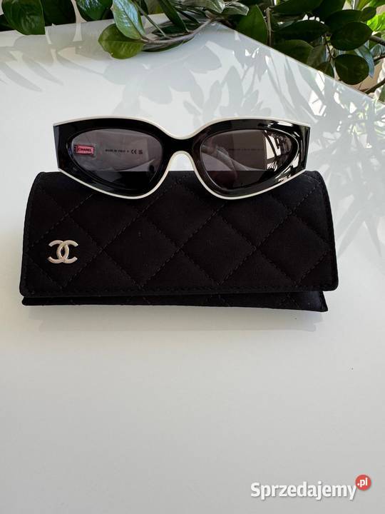 Okulary przeciwsłoneczne Chanel kocie oczy
