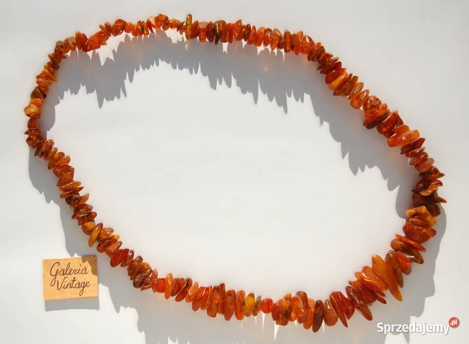 Naszyjnik korale z bursztynu bursztyn bałtycki sprzedam