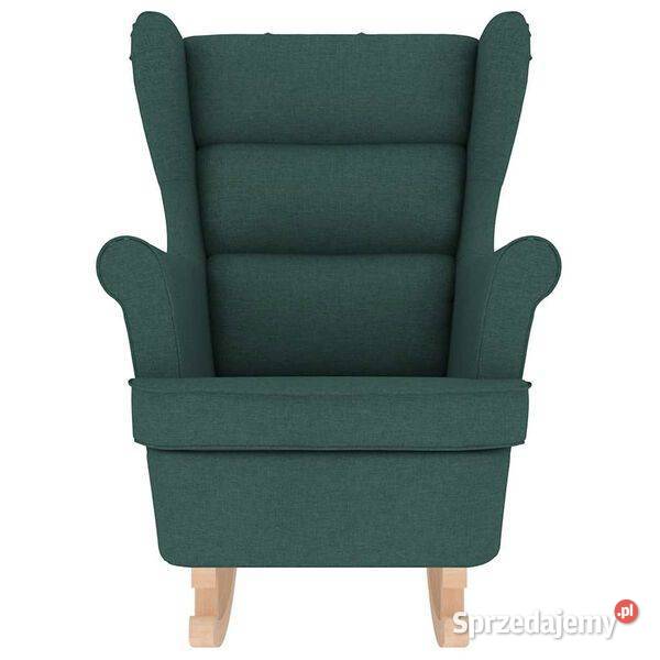 vidaXL Fotel bujany ciemnozielony 74x90x102 mazowieckie Warszawa
