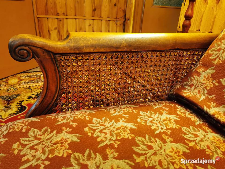 Przedwojenna sofa w stylu chippdale Poznań