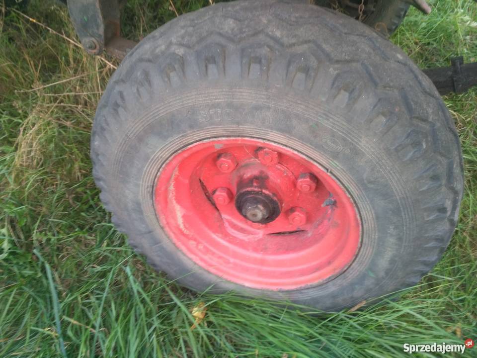 Przyczepa d 34 35t wywrotka na boki remontach