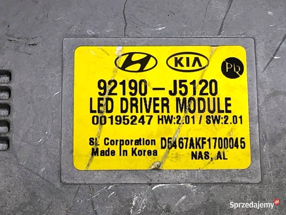 PRZETWORNICA XENON KIA STINGER 92190J5120 MODUŁ