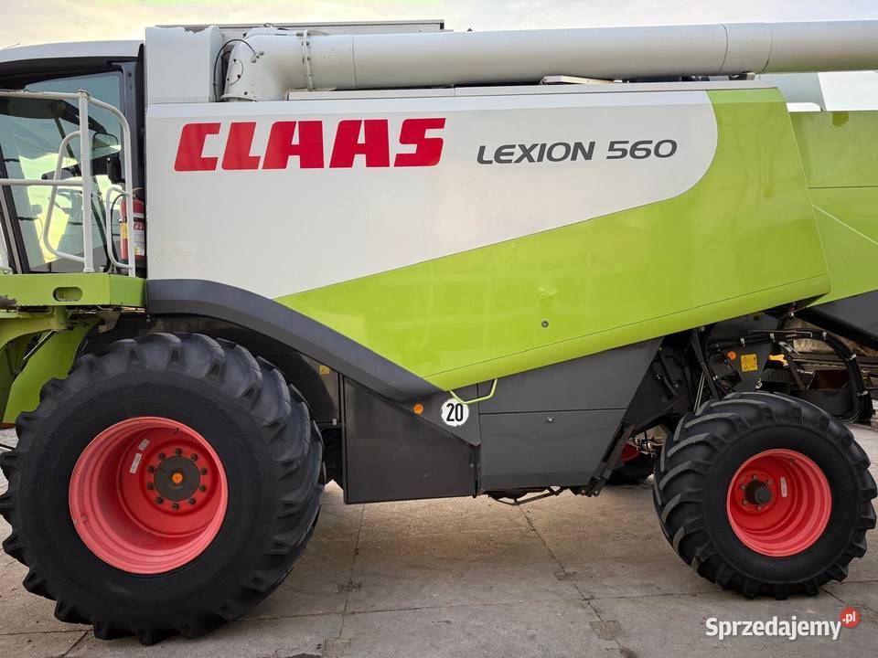 Kombajn zbożowy Claas Lexion 560 heder V750 Nowa Ruda
