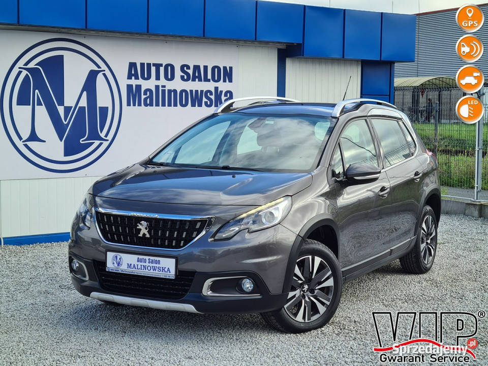 Peugeot 2008 Navi PDC Kamera Półskóry Led relingi dachowe Wągrowiec