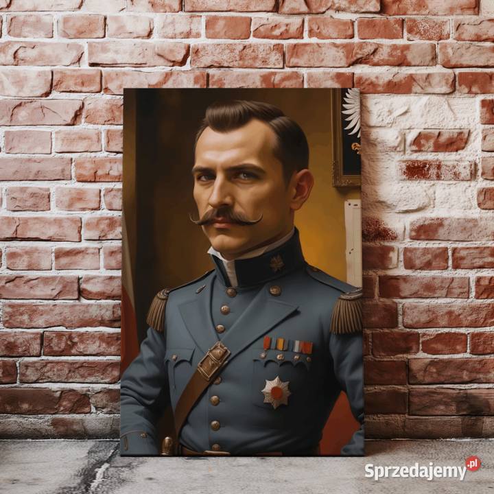 Obraz Portret na płótnie karykatura Józef mazowieckie Warszawa