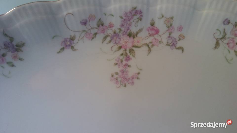 Stara porcelana Wałbrzych półmisek 34 piękny Łódź