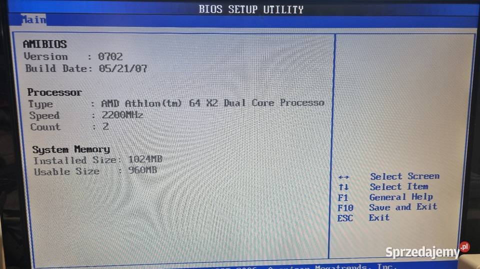 Legendarna retro płyta główna ASUS A8VVM 1Gb RAM opolskie