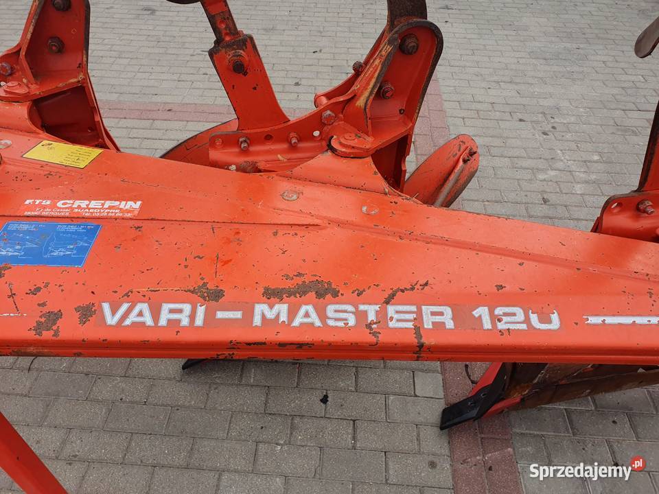 Pług obrotowy KUHN VARIMASTER 122 pięć korpusów nieuszkodzony Pługi Krasnystaw