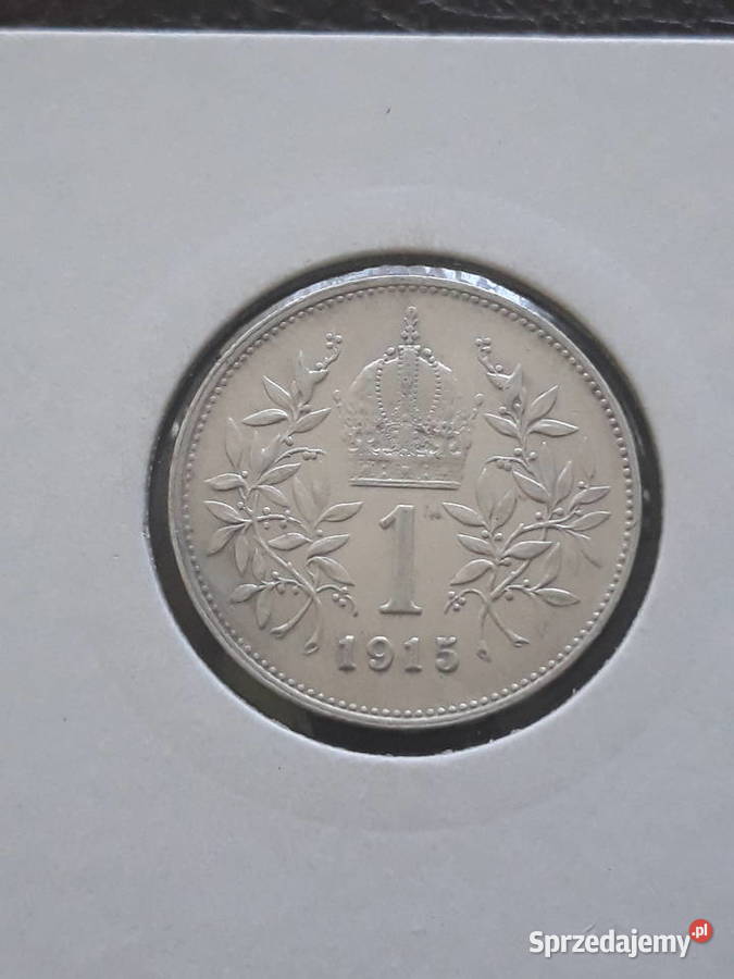 1 Korona Austria 1915 r około mennicza Konin