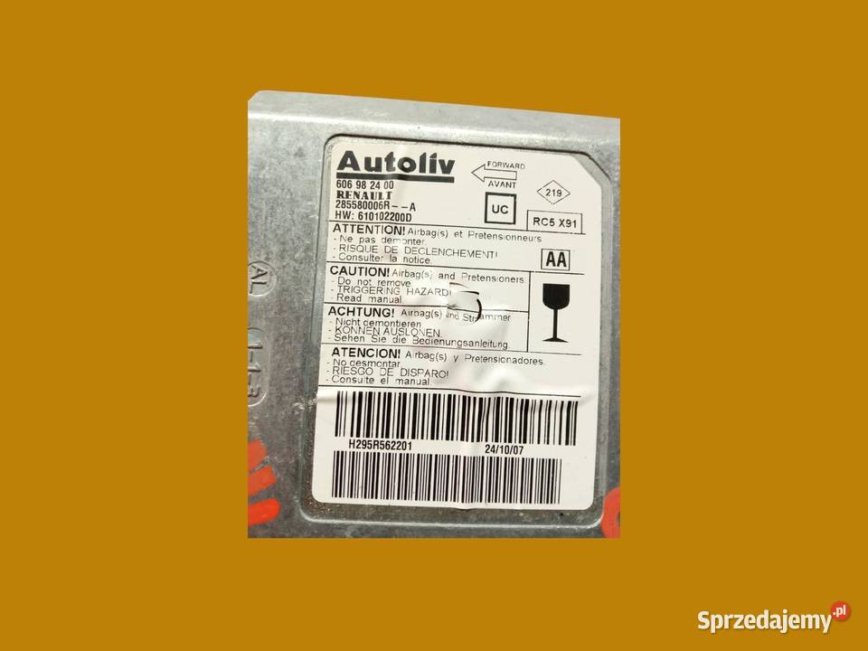 SENSOR AIRBAG 285580006R Renault Laguna III 2007