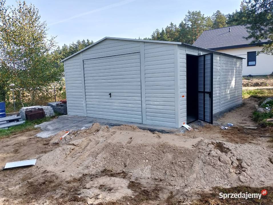 Garaż Blaszany Na narzędzia SchowekWiata Blaszak samodzielny