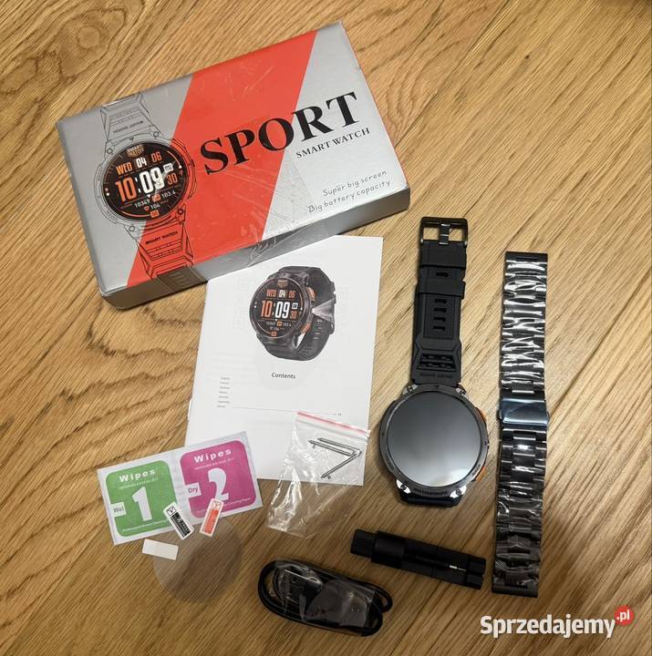 Sport Smart Watch duży wyświetlacz głośny mazowieckie Marki