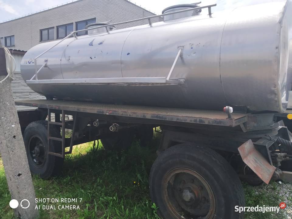 Przyczepa Autosan D 55 cysterna do mleka Łask