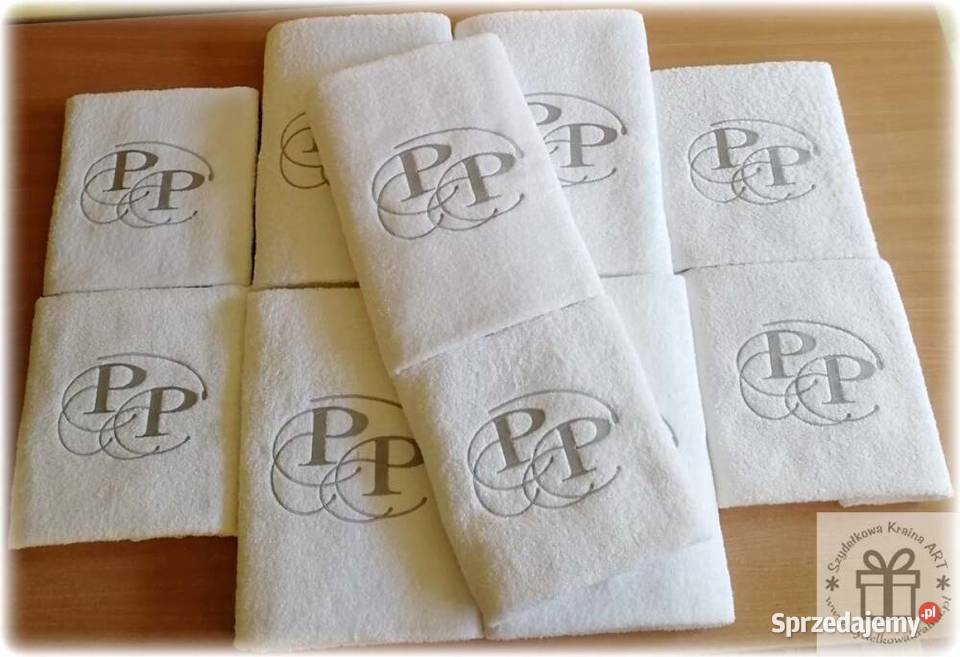 Ręcznik kosmetyczny z LOGO FIRMY salon piękności