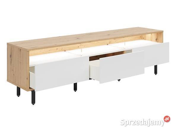 Nowe meble BRW GAP LED dąb artisan biały Siedlce