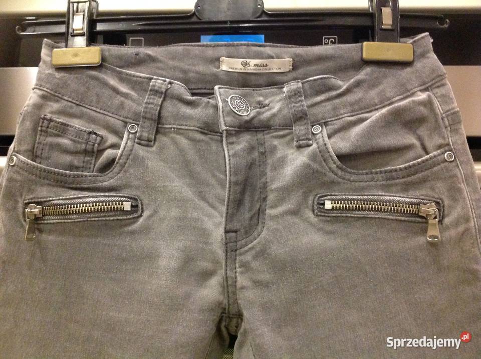 Spodnie Jeans Damskie XSS szare Nowa Sól sprzedam