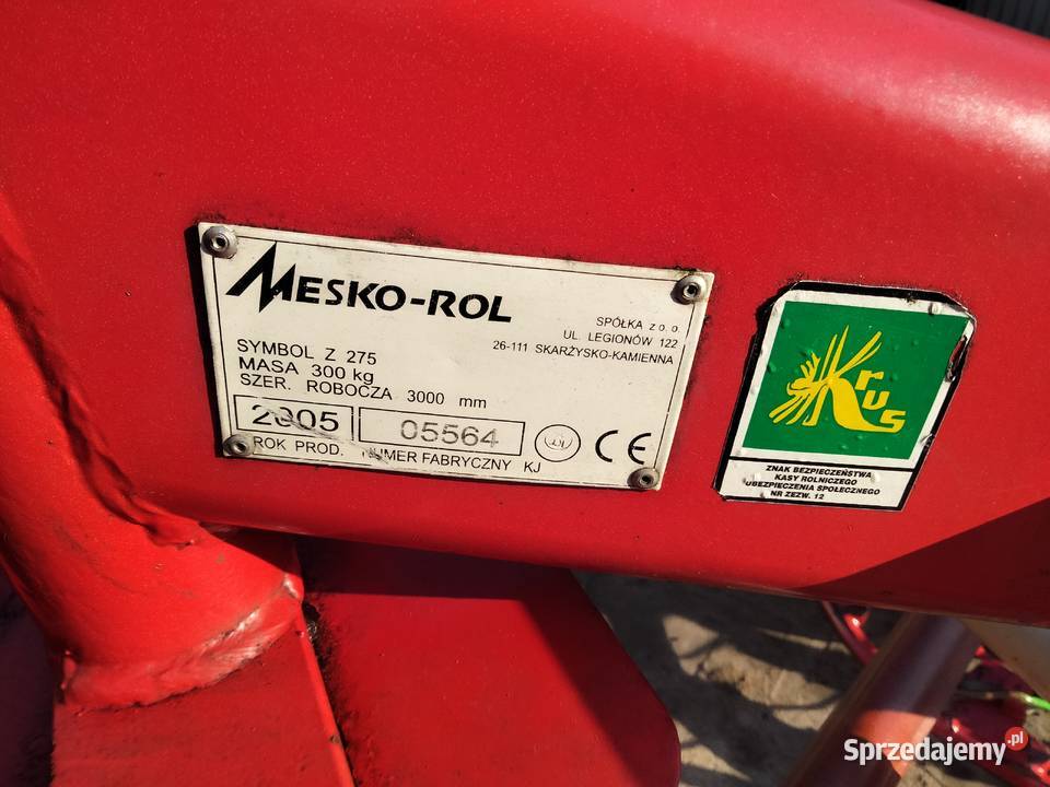 Przetrząsaczo zgrabiarka Mesko Rol Przasnysz