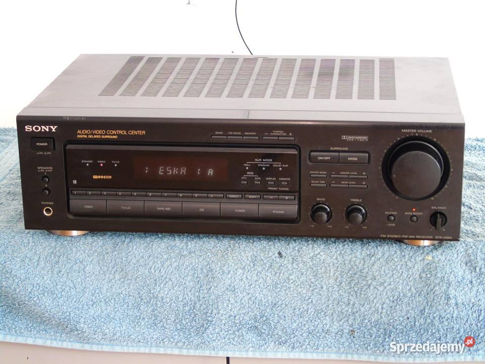 Amplituner Sony STRD665 RDS mocny i sprawny