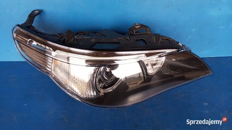 LAMPA PRAWY PRZÓD EUROPA XENON DYNAMIC BMW 5 E60 wielkopolskie Nowy Tomyśl sprzedam