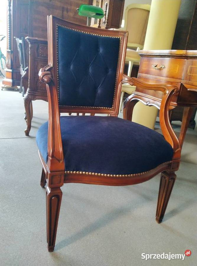 Stylowy fotel do biurka