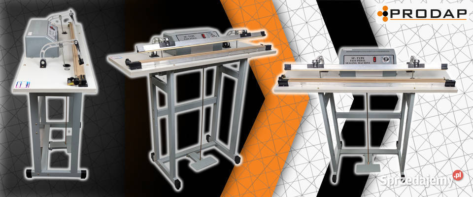 ZGRZEWARKA NOŻNA 1000mm 100 ZGRZEW 3mm DO WORKÓW