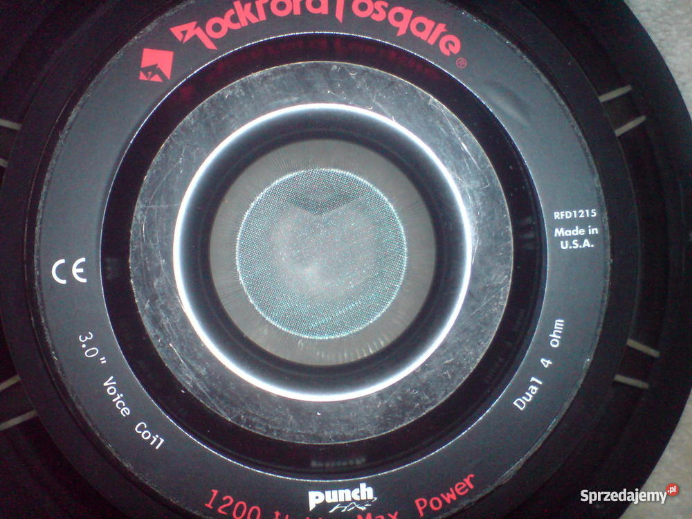 Subwoofer Rockford Fosgate Punch RFD1215 skrzynie basowe i tuby Warszawa sprzedam