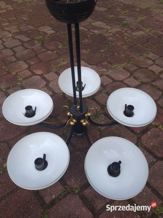Żyrandol 5ramienny klasyczny metalowy Lampy wiszące Mińsk Mazowiecki sprzedam