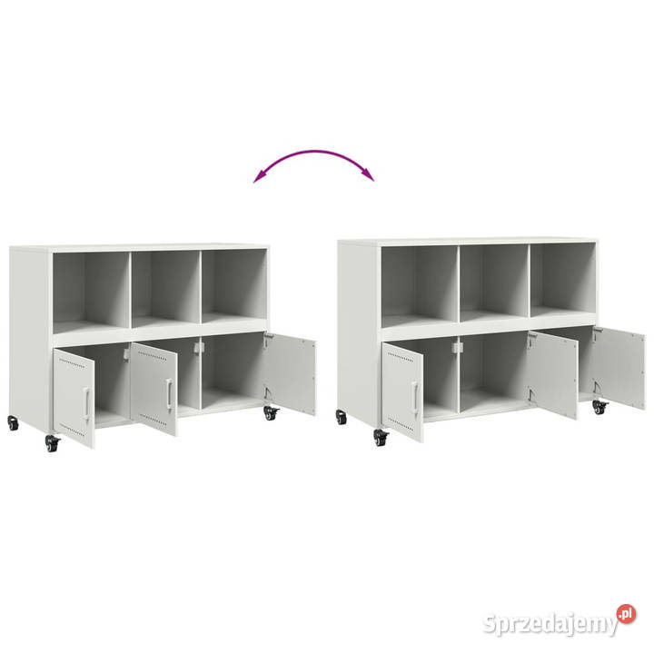 Szafka biała 1005x39x72 stal WM846739 mazowieckie Warszawa