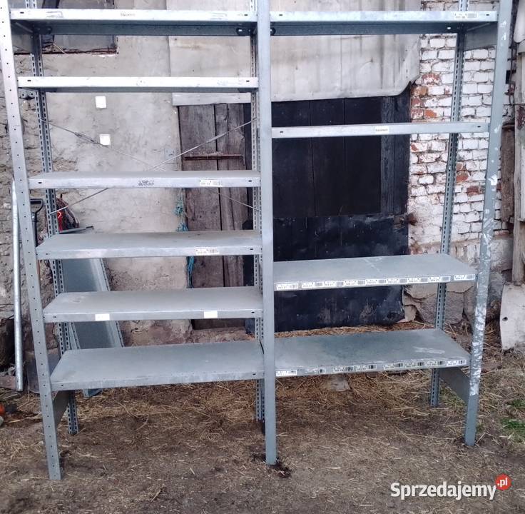 Sprzedam Regały metalowe półkowe Sompolno