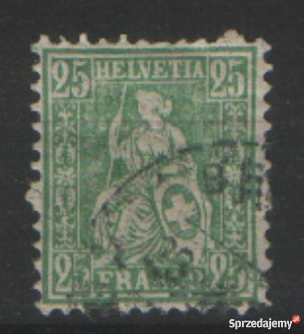 Zn Szwajcaria Mi 40 1 kas 1881 Gliwice