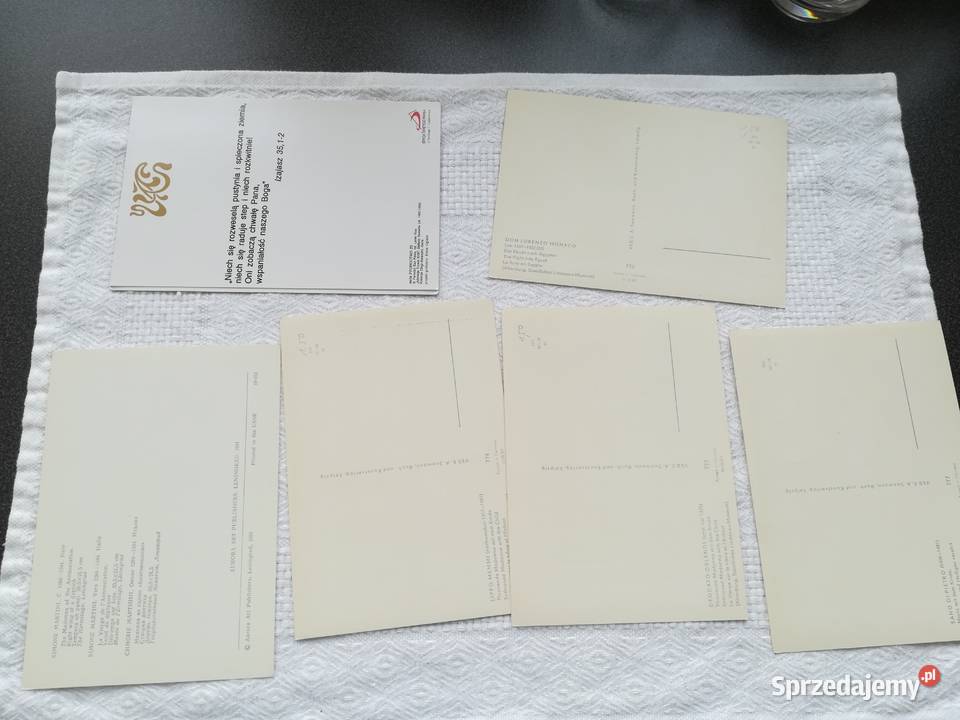 zestaw kartek z Madonnami historia sztuki sztuka pomorskie Gdańsk sprzedam