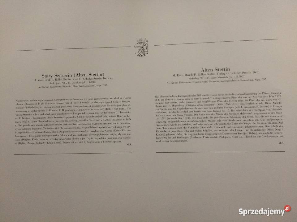 1263 Plany I Mapy Szczecina XVII Do XX Wieku 1 zachodniopomorskie