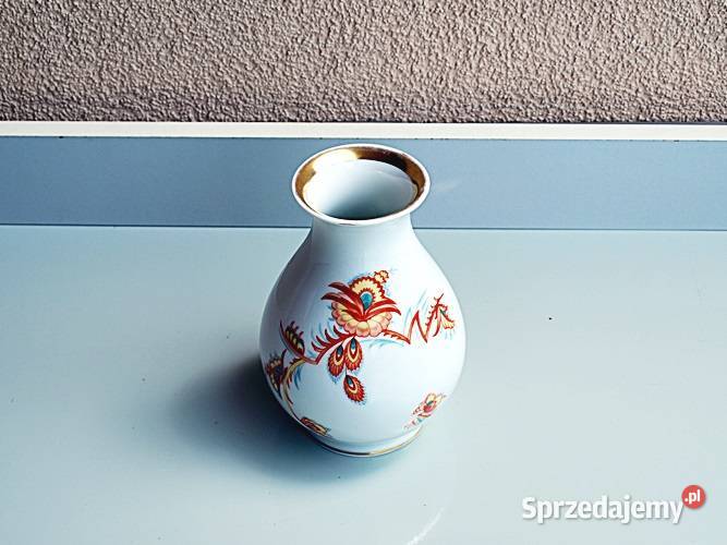 SERWIS KAWOWY biała porcelana z trad wzorem Chorzów