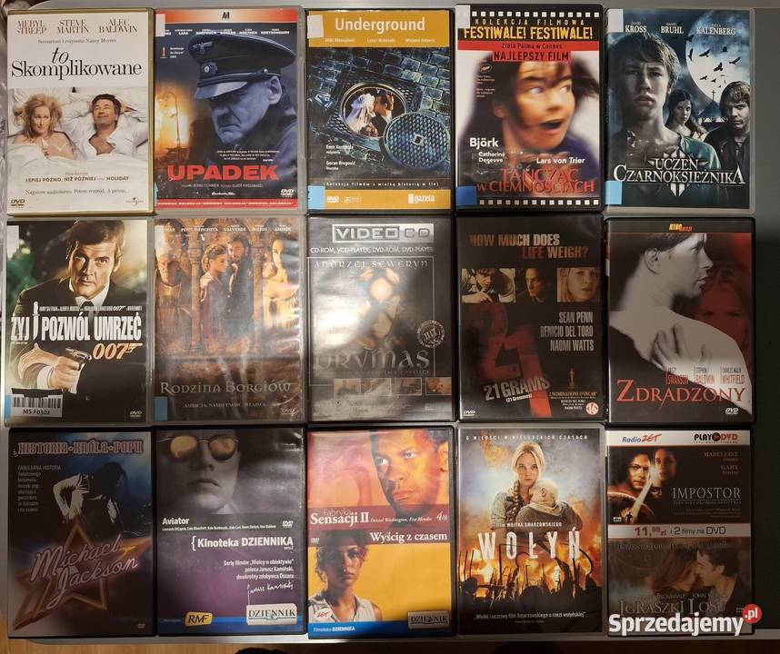 Kolekcja Filmów DVD Część Nowych w Folii 140 lektor Sochaczew