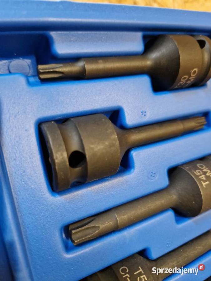 Zestaw 8 nasadek trzpieniowych do kluczy Głogowa