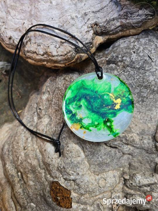 Naszyjnik Alchemia Lasu żywica epoksydowa Rzeszów
