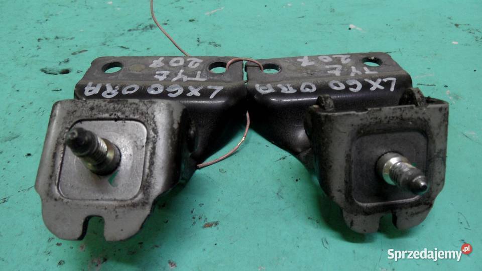 PEUGEOT 207 10r zawiasy klapy tył