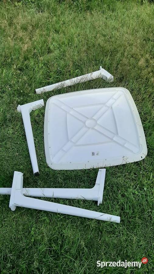 Stół stolik plastikowy używany Składanych odbiór Sianów