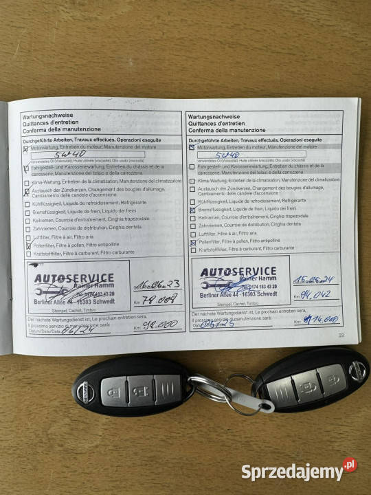 Nissan Qashqai LIFTING12DIGT115NaviKamera kurtyny powietrzne Szczecin