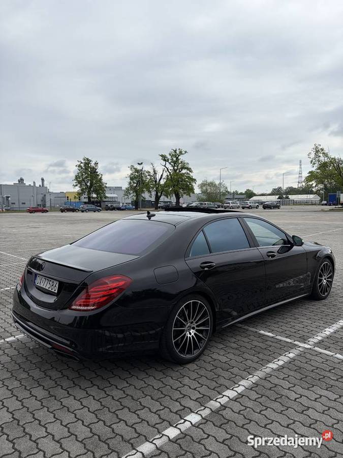 Mercedes S350D long pakiet AMG full wersja 4 nieuszkodzony Wrocław sprzedam