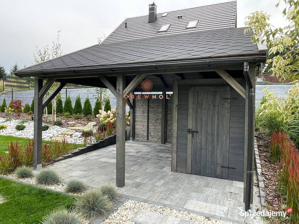 Wiata domek narzędziowy drewutnia domek 2w1 Częstochowa