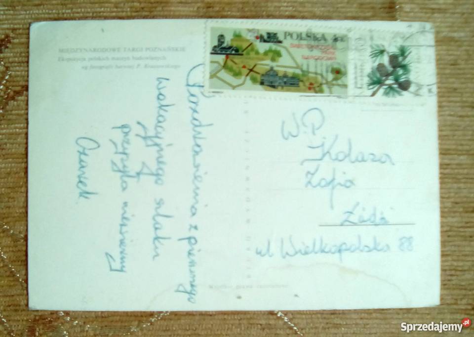 MIĘDZYNARODOWE TARGI POZNAŃSKIE POLSKIE MASZYNY Pocztówki i karty telefoniczne