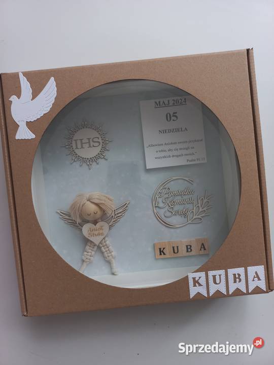Pamiątka I Komunii Świętej w ramce 3d Wilkowice